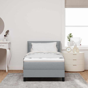 Boxspringbett Hellgrau 200x80 cm