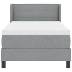 Boxspringbett Hellgrau 200x80 cm