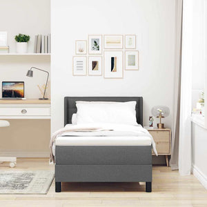 Boxspringbett Dunkelgrau 200x80 cm