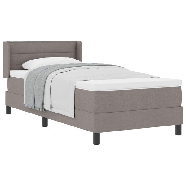 Boxspringbett Taupe 200 x 80 cm