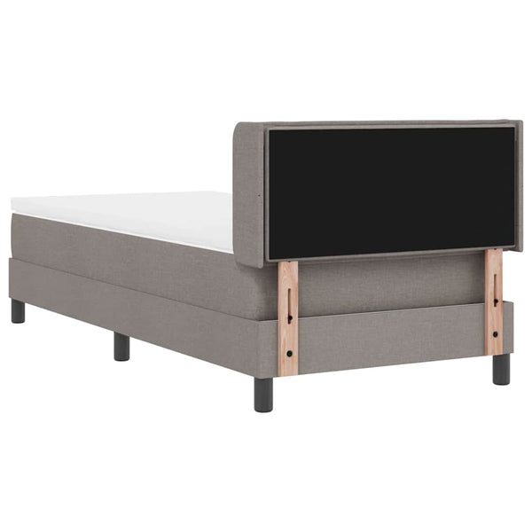 Boxspringbett Taupe 200 x 80 cm