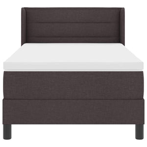 Boxspringbett Dunkelbraun 190x90 cm