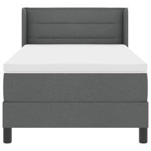 Boxspringbett Dunkelgrau 200x90 cm