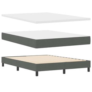 Boxspringbett Dunkelgrau 190x140 cm
