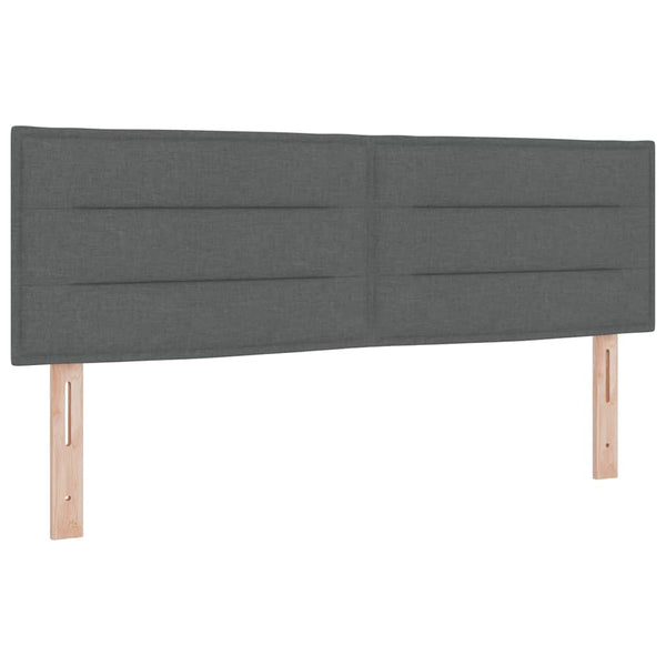 Boxspringbett Dunkelgrau 190x140 cm