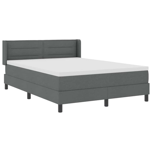 Boxspringbett Dunkelgrau 190x140 cm