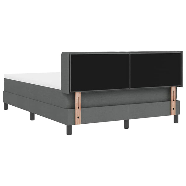 Boxspringbett Dunkelgrau 190x140 cm