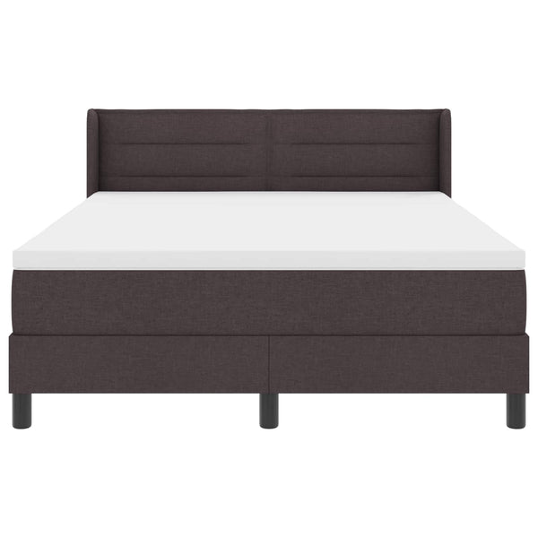 Boxspringbett Dunkelbraun 190x140 cm