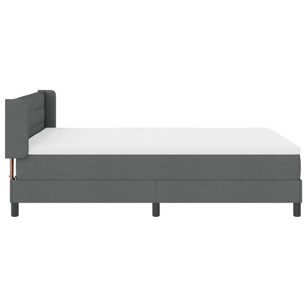 Boxspringbett Dunkelgrau 200x140 cm