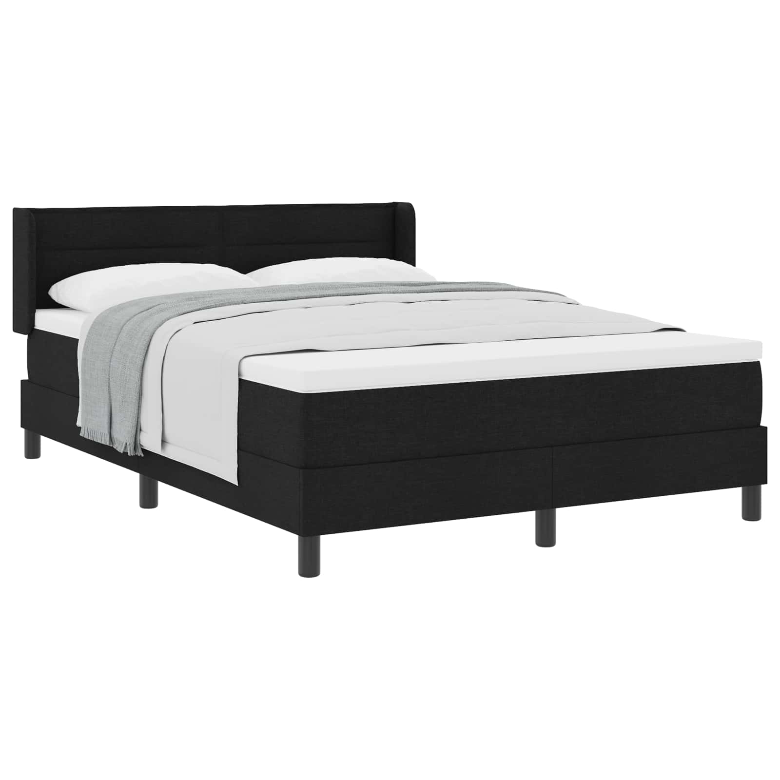 Boxspringbett Schwarz 200x140 cm