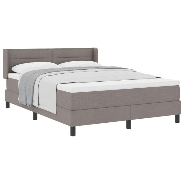 Boxspringbett Taupe 200 x 140 cm