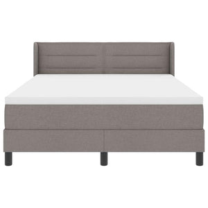 Boxspringbett Taupe 200 x 140 cm