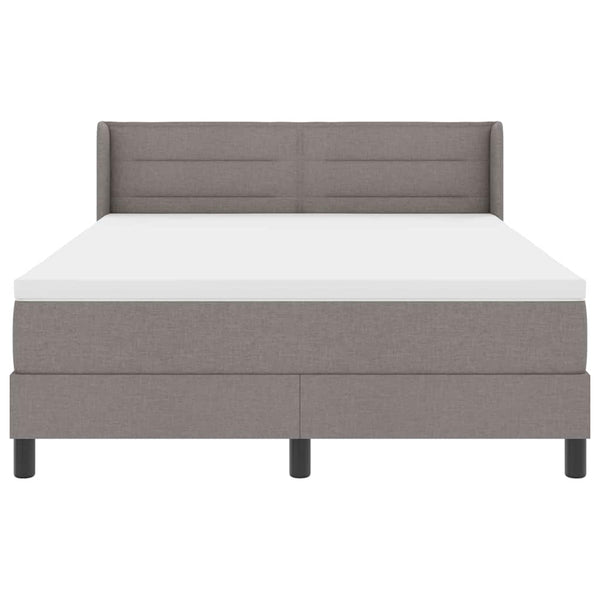 Boxspringbett Taupe 200 x 140 cm