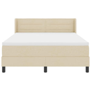 Boxspringbett Creme 200x140 cm