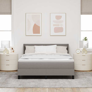 Boxspringbett Taupe 200x160 cm
