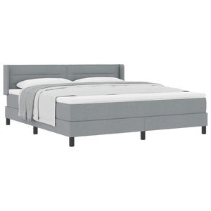 Boxspringbett Hellgrau 200x180 cm