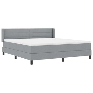 Boxspringbett Hellgrau 200x180 cm