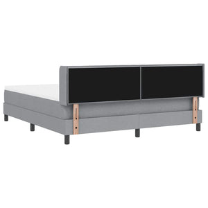 Boxspringbett Hellgrau 200x180 cm