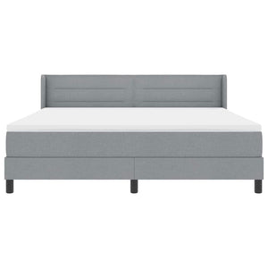 Boxspringbett Hellgrau 200x180 cm