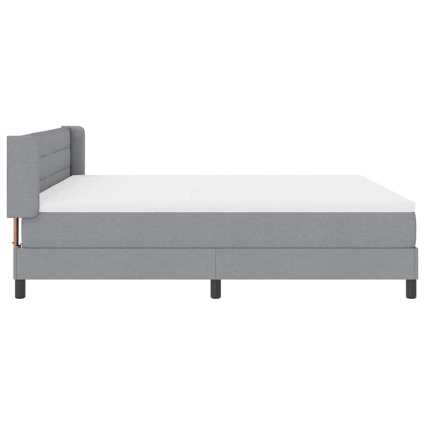 Boxspringbett Hellgrau 200x180 cm