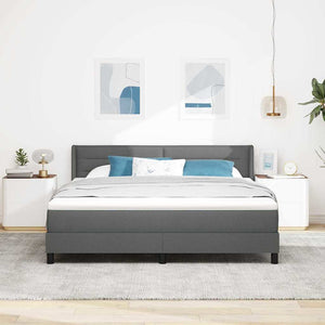 Boxspringbett Dunkelgrau 200x180 cm