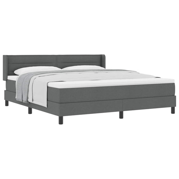 Boxspringbett Dunkelgrau 200x180 cm