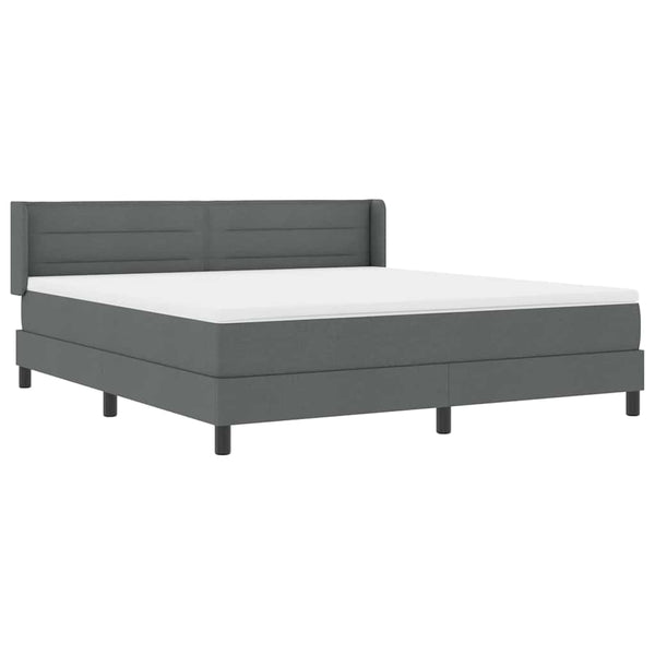 Boxspringbett Dunkelgrau 200x180 cm