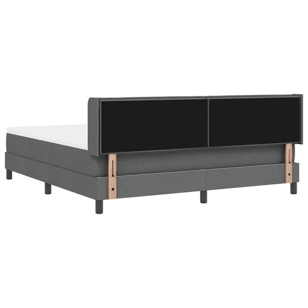 Boxspringbett Dunkelgrau 200x180 cm