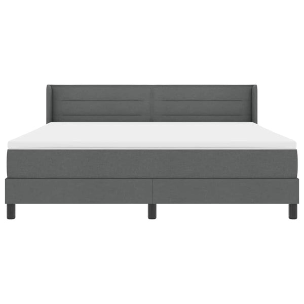 Boxspringbett Dunkelgrau 200x180 cm