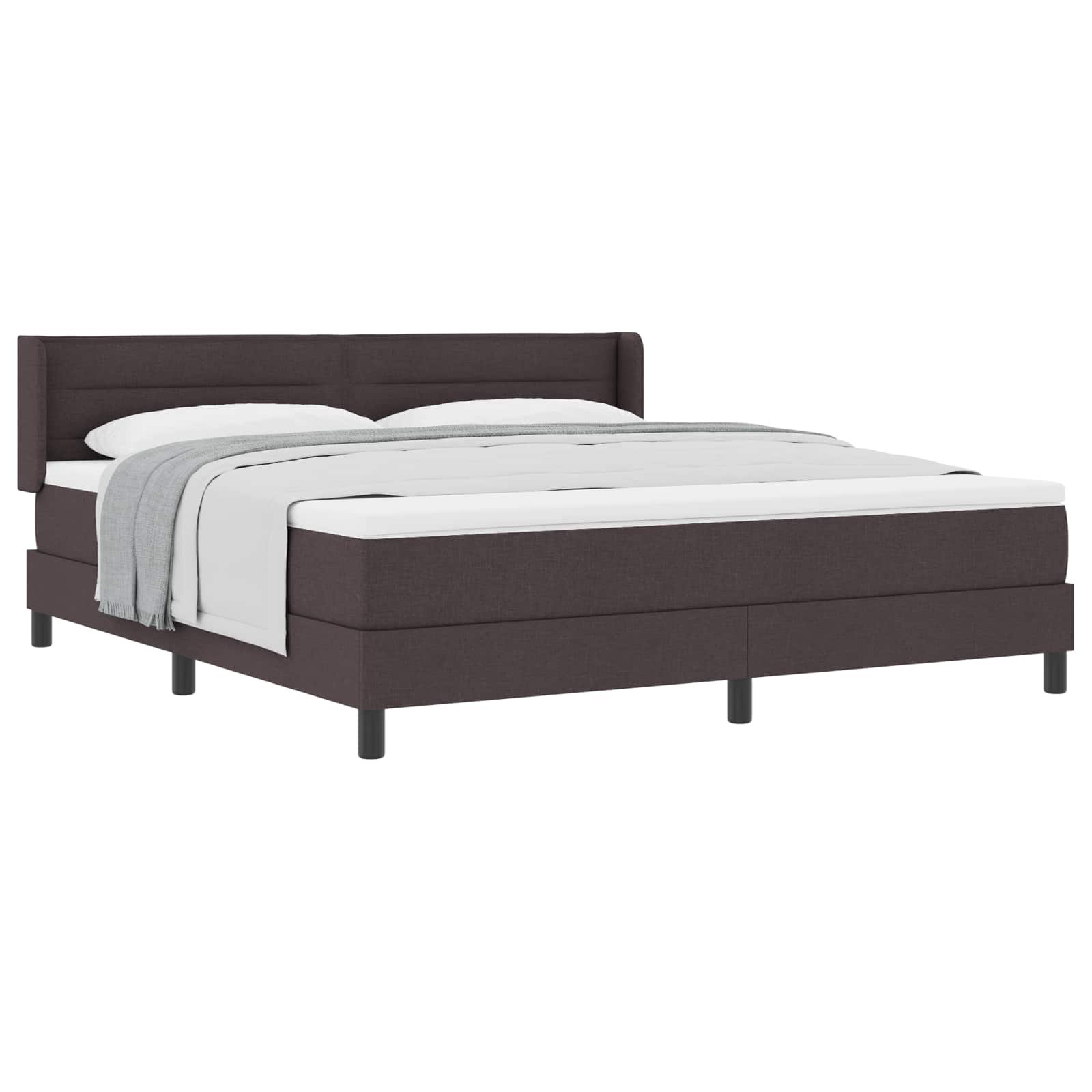 Boxspringbett Dunkelbraun 200x180 cm