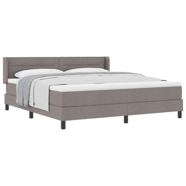 Boxspringbett Taupe 200x180 cm