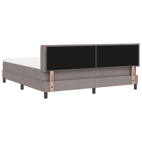 Boxspringbett Taupe 200x180 cm