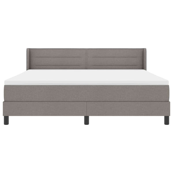 Boxspringbett Taupe 200x180 cm