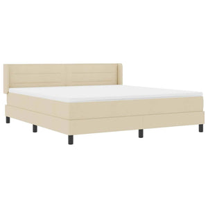 Boxspringbett Creme 200 x 180 cm