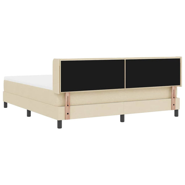 Boxspringbett Creme 200 x 180 cm