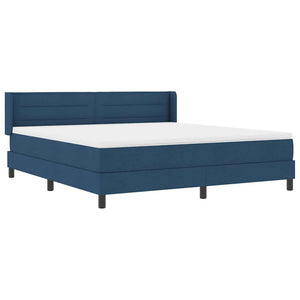 Boxspringbett Blau 200x180 cm mit Kopfteil