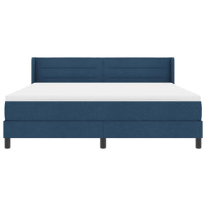 Boxspringbett Blau 200x180 cm mit Kopfteil