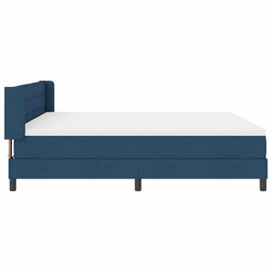 Boxspringbett Blau 200x180 cm mit Kopfteil