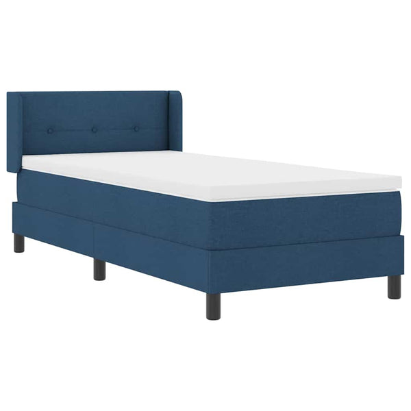 Boxspringbett Blau 200 x 80 cm