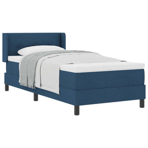 Boxspringbett Blau 200x90 cm mit Kopfteil