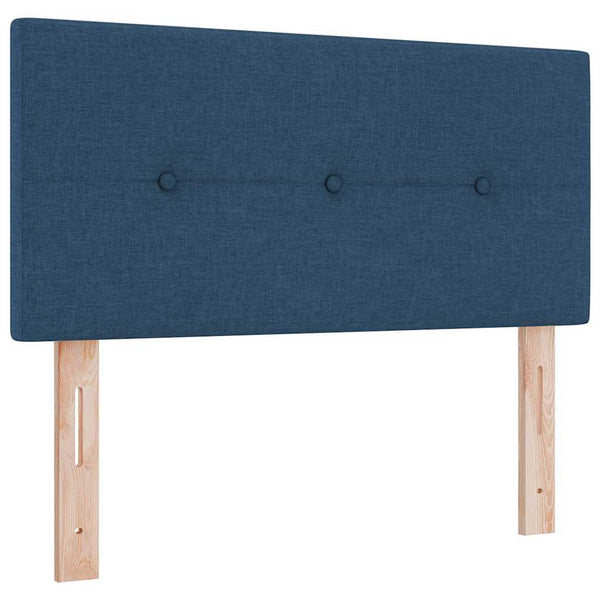 Boxspringbett Blau 200x90 cm mit Kopfteil