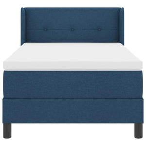 Boxspringbett Blau 200x90 cm mit Kopfteil