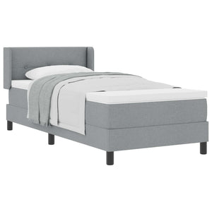 Boxspringbett Hellgrau 200x100 cm