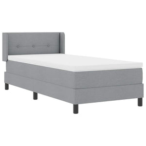 Boxspringbett Hellgrau 200x100 cm