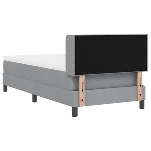 Boxspringbett Hellgrau 200x100 cm