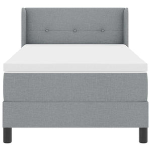 Boxspringbett Hellgrau 200x100 cm