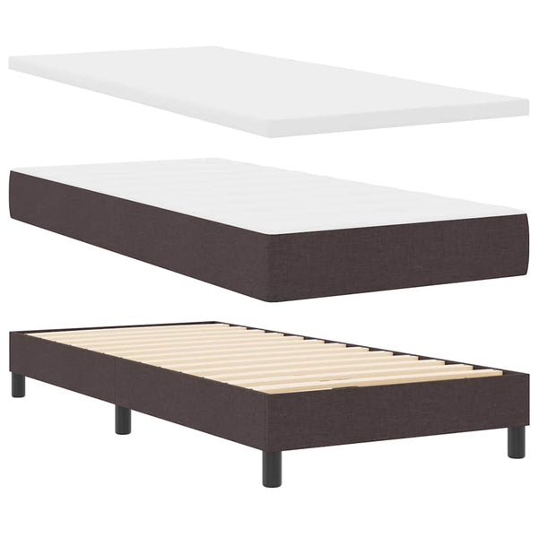Boxspringbett Dunkelbraun 200x100 cm