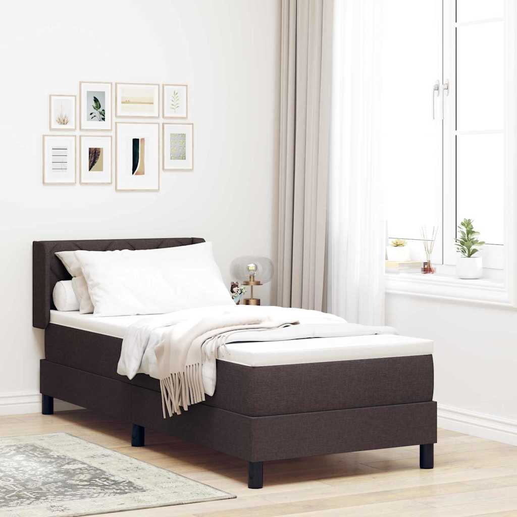 Boxspringbett Dunkelbraun 200x80 cm