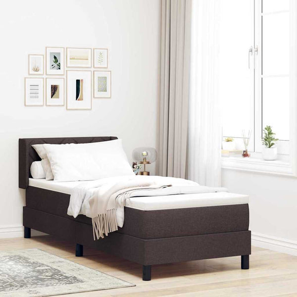 Boxspringbett Dunkelbraun 200x80 cm