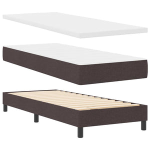 Boxspringbett Dunkelbraun 200x80 cm